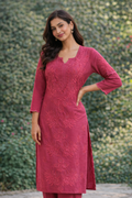 Rosé Noor Chikankari Kurta