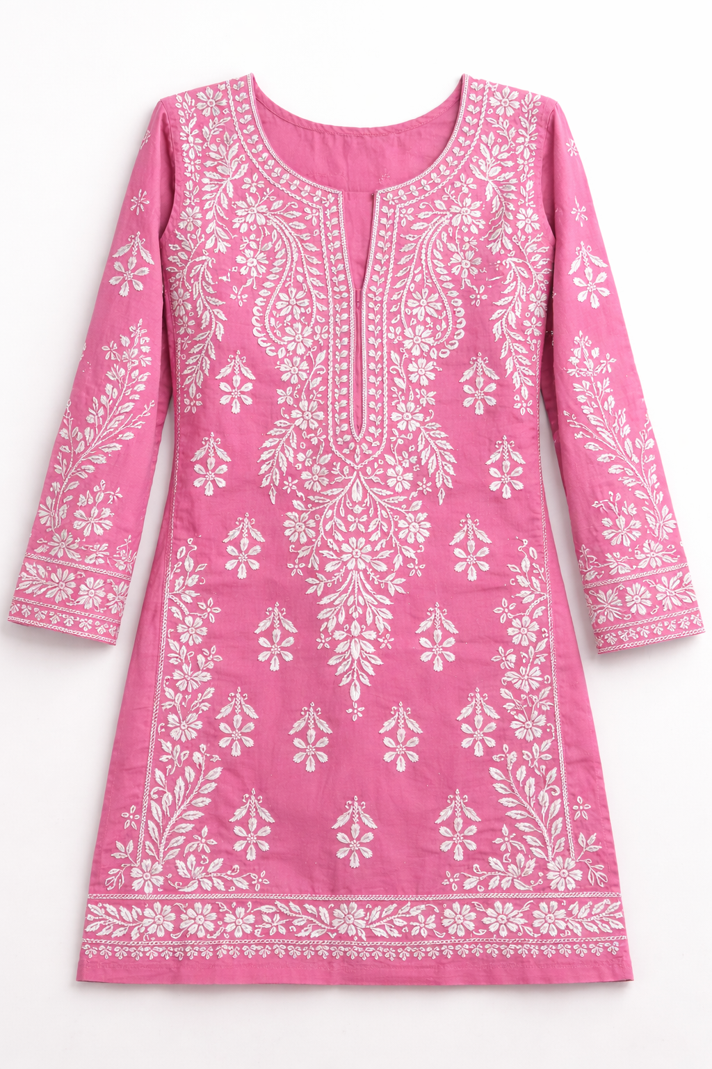 Rose Bloom Lucknowi Chikankari Kurta